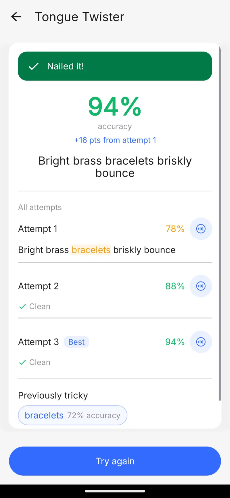 SpeakRight — pronunciation accuracy and feedback