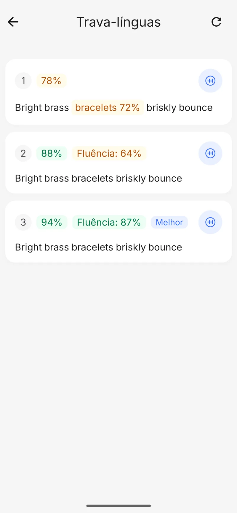 SpeakRight — precisão de pronúncia e feedback